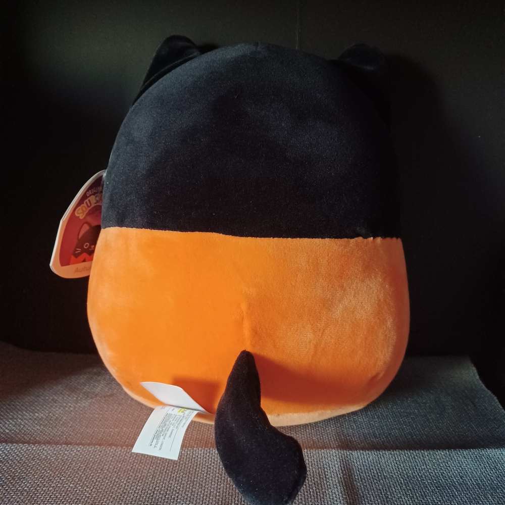 NWT Squishmallows Autumn Black and Orange Halloween Cat Plush - Picture 3 of 7